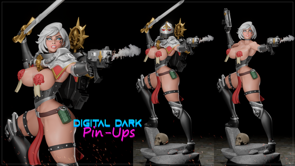 Battle Thick Sister  Pin-up Garage Kit