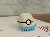 Omanyte Pokemon 3D Printed Poke Ball