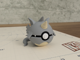 Rhydon Pokemon 3D Printed Poke Ball