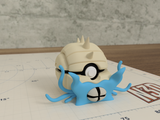 Omastar Pokemon 3D Printed Poke Ball