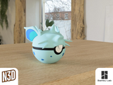 Pokemon Nidoran 3D Printed Pokeball