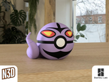 Pokemon Arbok 3D Printed Pokeball