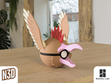 Pokemon Fearow 3D Printed Pokeball