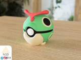 Pokemon Caterpie 3D Printed Pokeball