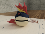 Quilava Pokemon 3D Printed Poke Ball