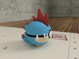 Pokemon Feraligatr 3D Printed Poke Ball