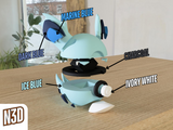 Pokemon Nidorina 3D Printed Pokeball