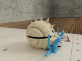 Omastar Pokemon 3D Printed Poke Ball