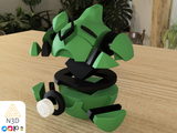 Pokemon Metapod 3D Printed Pokeball