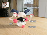 Pokemon Mr.Mime 3D Printed Poke Ball