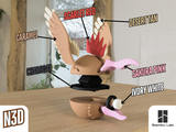 Pokemon Fearow 3D Printed Pokeball