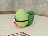 Pokemon Treecko 3D Printed Poke Ball