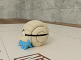 Omanyte Pokemon 3D Printed Poke Ball