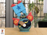 Pokemon x One Piece Golurk x Franky 3D Printed Poke Ball