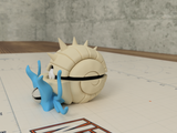 Omastar Pokemon 3D Printed Poke Ball