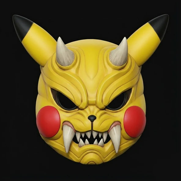 Pikachu Led Mask Pikachu Menpo Mask – Kaiju Studios