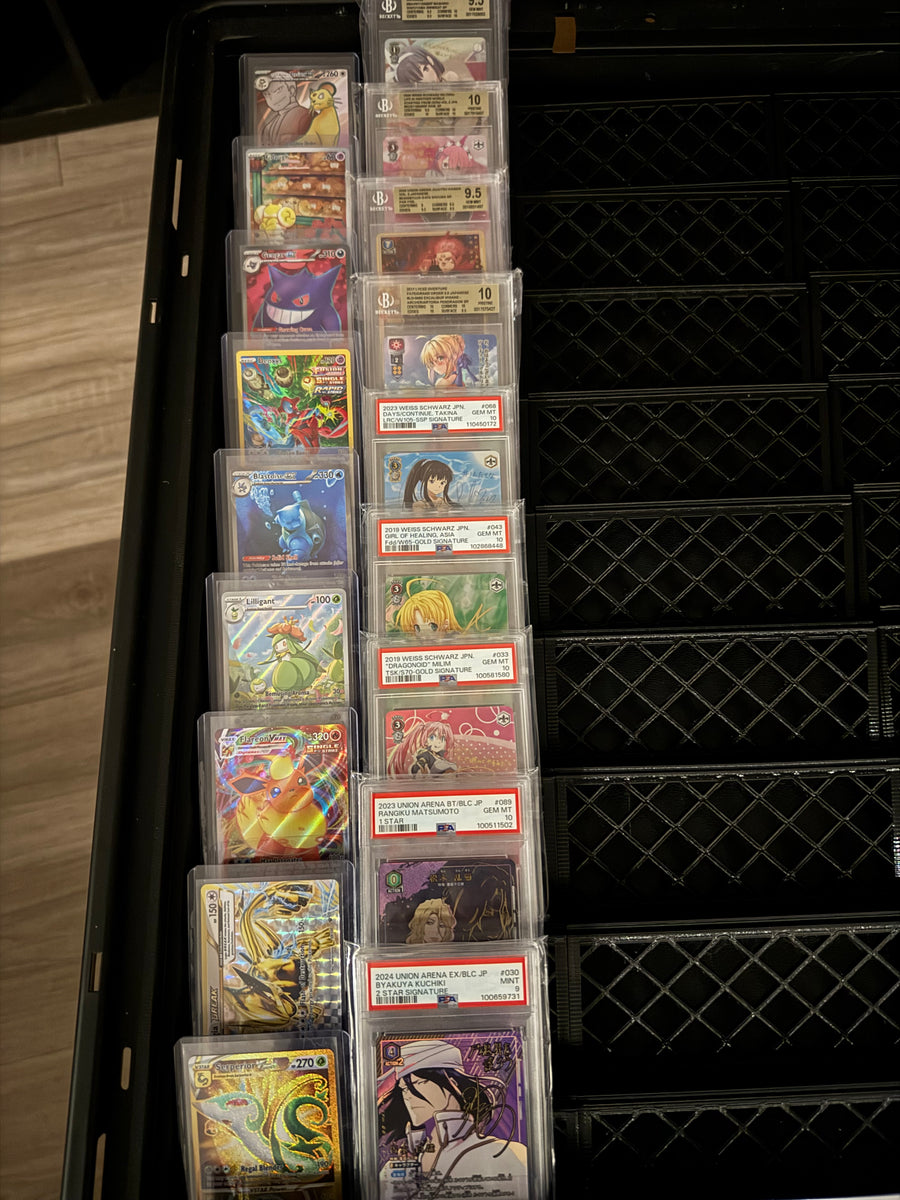 Zion TCG Display Case Card Risers - For slabs and singles Full Set of ...