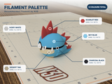 Pokemon Feraligatr 3D Printed Poke Ball