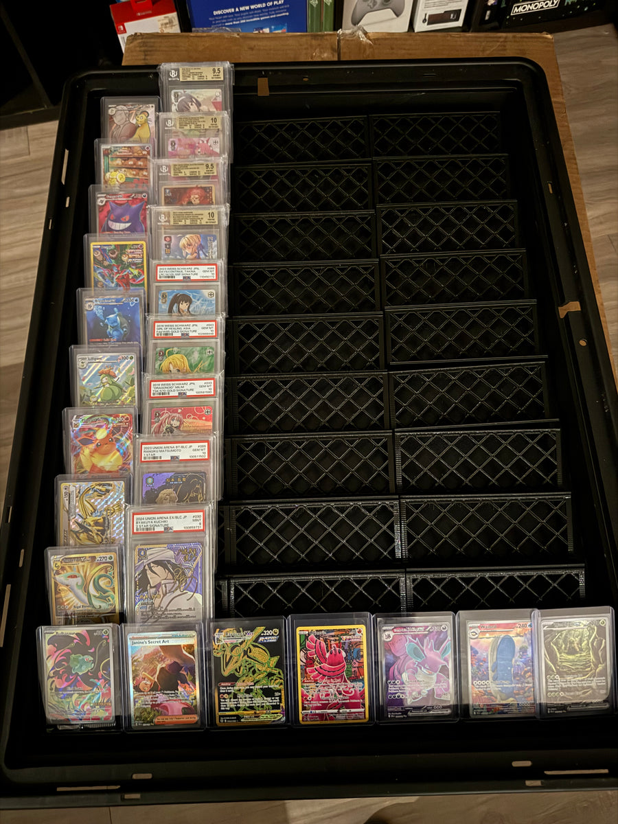 Zion TCG Display Case Card Risers - For slabs and singles Full Set of ...