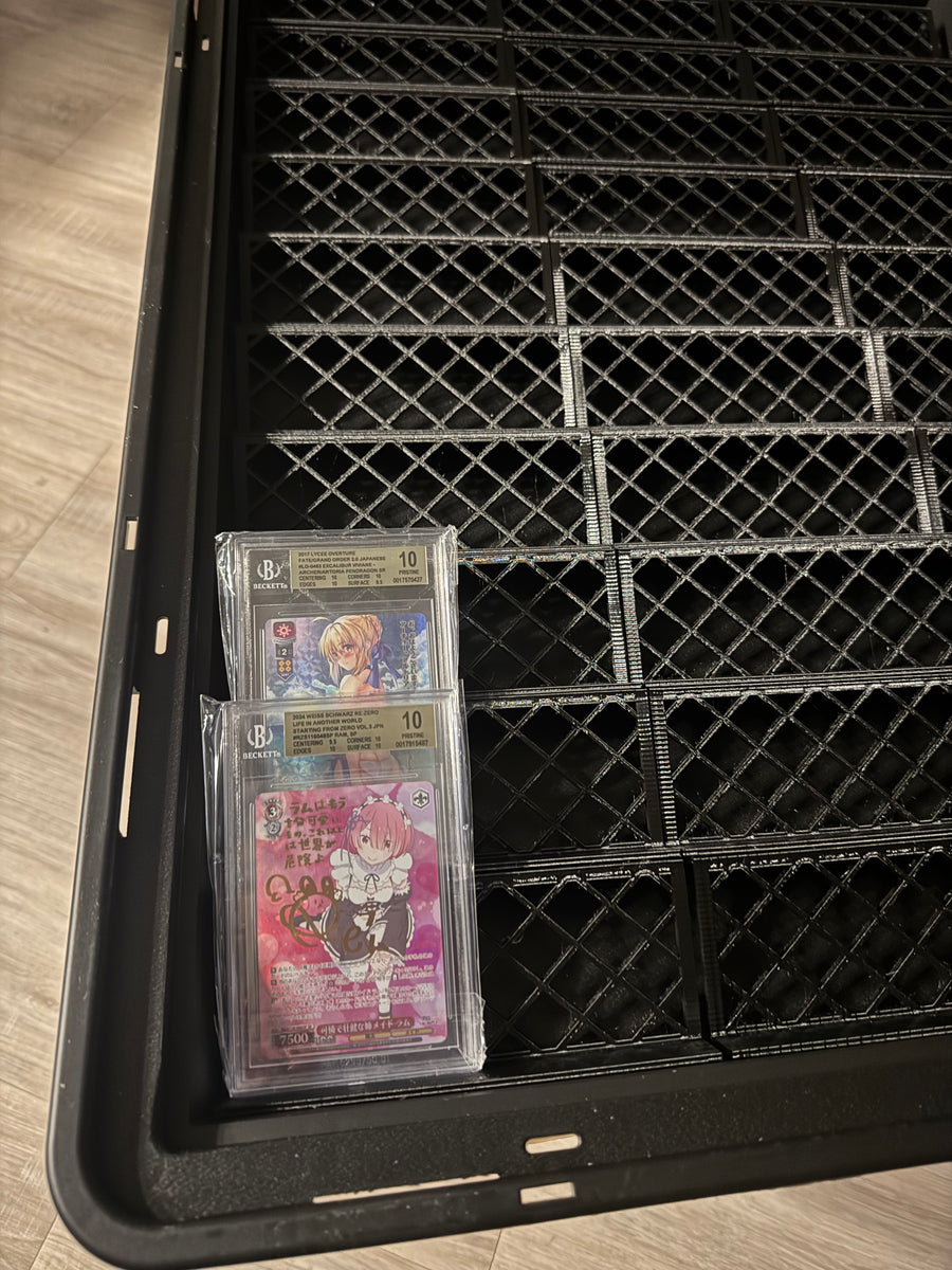 Zion TCG Display Case Card Risers - For slabs and singles Full Set of ...