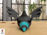 Zekrom Pokemon 3D Printed Poke Ball