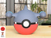 Pokemon Gible 3D Printed Pokeball