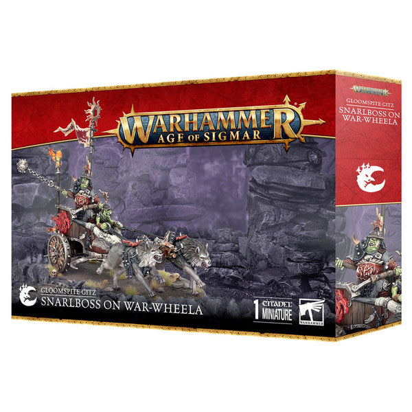 Warhammer Age of Sigmar: Gloomspite Gitz: Snarlboss on War-Wheela