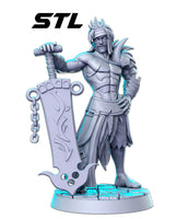 Jecht - JRPG Series 3D Printed Miniature