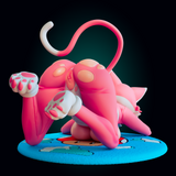 Cat Peach Cute Cat - Garage Kit
