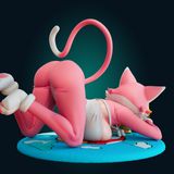 Cat Peach Cute Cat - Garage Kit
