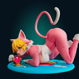 Cat Peach Cute Cat - Garage Kit