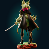 Samurai Meowscarada Pokemon - Garage Kit