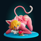 Cat Peach Cute Cat - Garage Kit