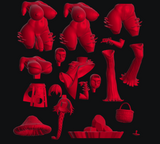 Monster Mushroom Girl - Garage Kit