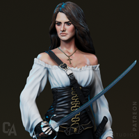 Angelica Teach Caribbean Pirate Garage kit