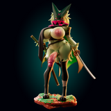 Samurai Meowscarada Pokemon - Garage Kit