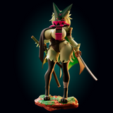 Samurai Meowscarada Pokemon - Garage Kit