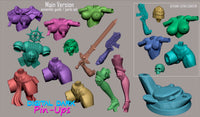 Battle Thick Sister  Pin-up Garage Kit