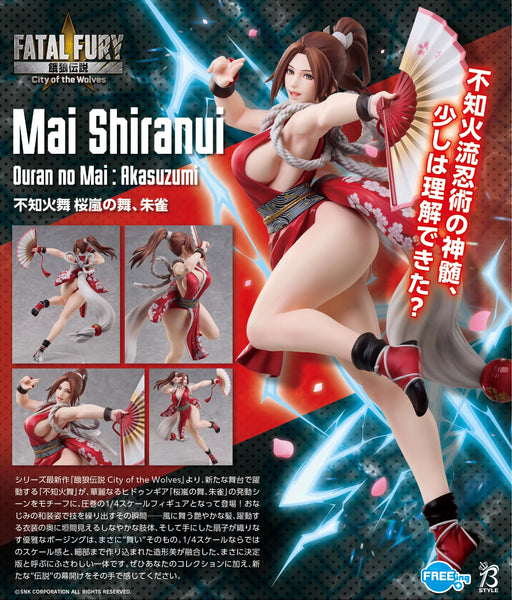 1/4 B-Style FATAL FURY : City of the Wolves Mai Shiranui Ouran no Mai : Akasuzumi