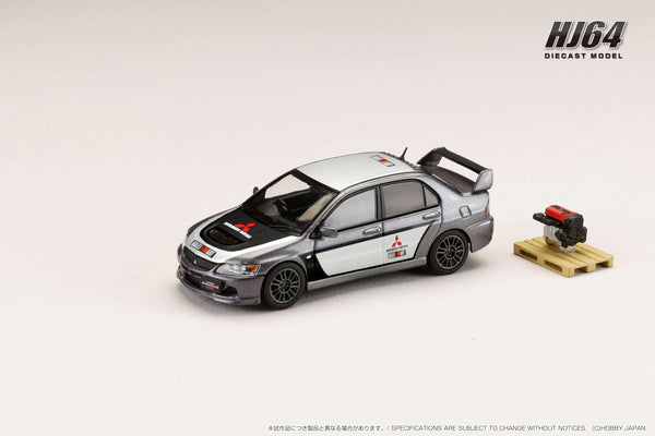 1/64 Mitsubishi Lancer Evolution 9 Mr Gsr Rally Replica With Engine Display