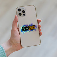 Kaiju Science Holographic sticker