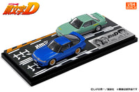 1/64 Initial D Set Vol.20 Mako, Sayuki Sileighty & Koichiro Iketani Silvia (S13)