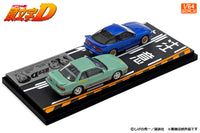 1/64 Initial D Set Vol.20 Mako, Sayuki Sileighty & Koichiro Iketani Silvia (S13)