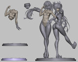 1/6 Taimanin RPGX: Swimsuit Adult Yukikaze & Yukikaze Mizuki