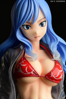 1/6 Juvia Lockser Gravure Style Red Bikini!! Wet See-Through Dress Shirt SP Fairy Tail