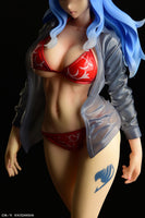 1/6 Juvia Lockser Gravure Style Red Bikini!! Wet See-Through Dress Shirt SP Fairy Tail