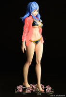 1/6 Fairy Tail: Juvia Lockser Gravure Style Black Bikini!! Wet See-Through Dress Shirt SP