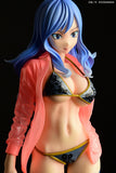 1/6 Fairy Tail: Juvia Lockser Gravure Style Black Bikini!! Wet See-Through Dress Shirt SP
