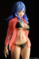 1/6 Fairy Tail: Juvia Lockser Gravure Style Black Bikini!! Wet See-Through Dress Shirt SP