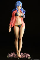 1/6 Fairy Tail: Juvia Lockser Gravure Style Black Bikini!! Wet See-Through Dress Shirt SP